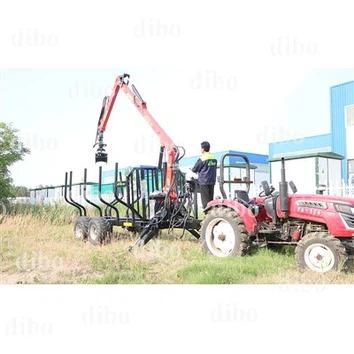 6m Timber Crane With Trailer