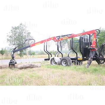 5.5m Timber Crane With Trailer