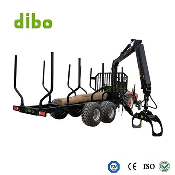 Rotating Grapple Log Trailer